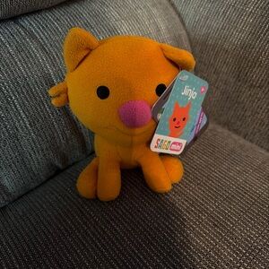 JINJA  Orange Tabby Cat Sago Mini Plush 8” Preschool Toddler Stuffed Toy Plush